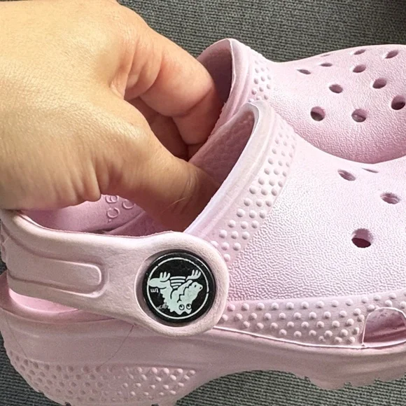 CROCS Kids Light Pink Water Shoes - Picture 2 of 3